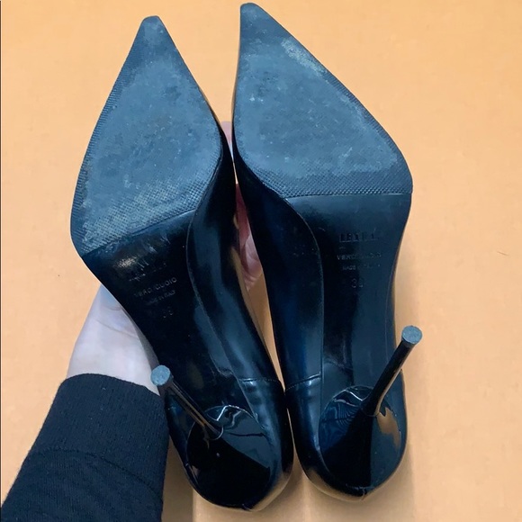 Le Silla Black Leather Heels main image 2